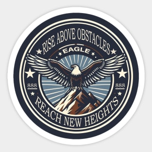 Rise Above Obstacles / Reach New Heights Sticker